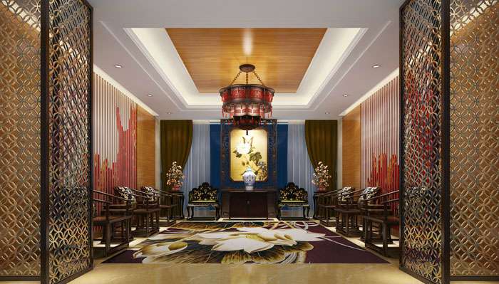中式風格私人會所裝修設計