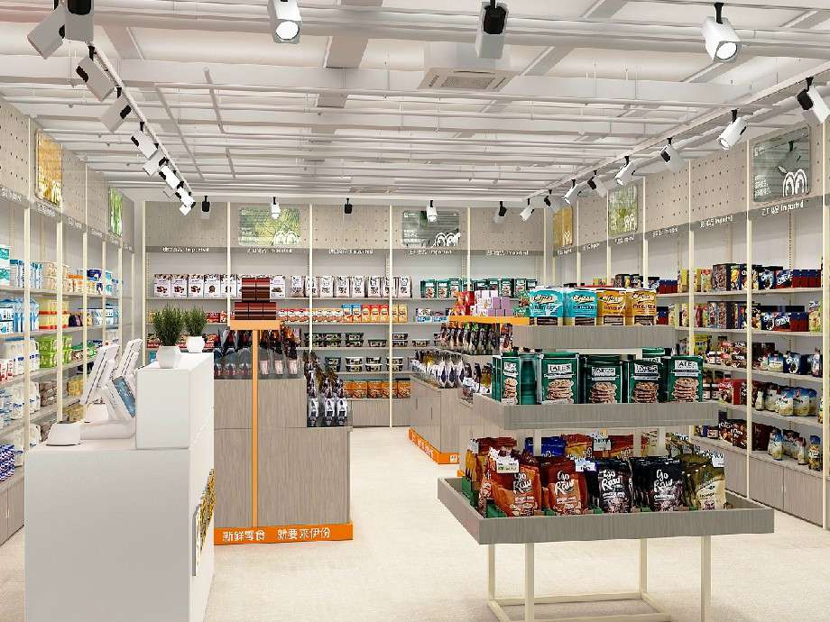 鄭州零食店店面設(shè)計(jì)效果圖