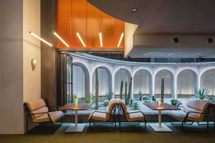 350m2鄭州東區(qū)西餐廳設計效果圖