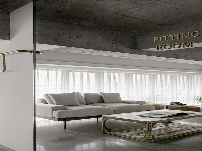 160平米西服定制店裝修設計效果圖