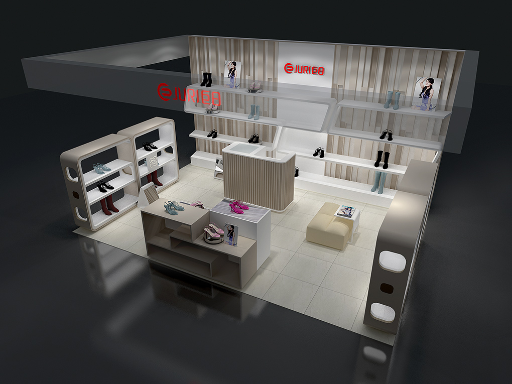 60平米女鞋專賣店裝修設(shè)計(jì)效果圖