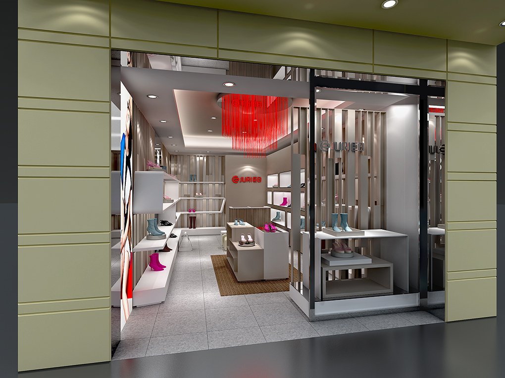 60平米女鞋專賣店裝修設(shè)計(jì)效果圖