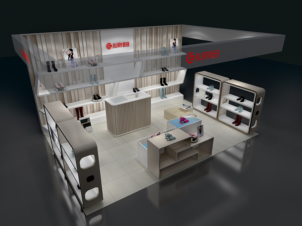 60平米女鞋專賣店裝修設(shè)計(jì)效果圖