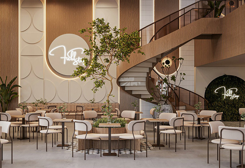 400平米靜語茶舍裝修設(shè)計效果圖