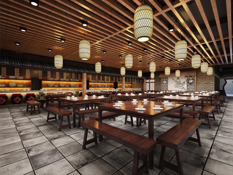 270平米中餐館裝修設(shè)計(jì)效果圖