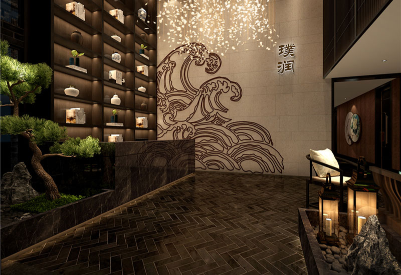 700平米足浴會所設(shè)計裝修效果圖