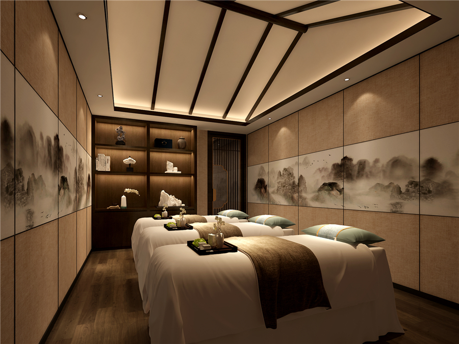 700平米足浴會(huì)所設(shè)計(jì)裝修效果圖