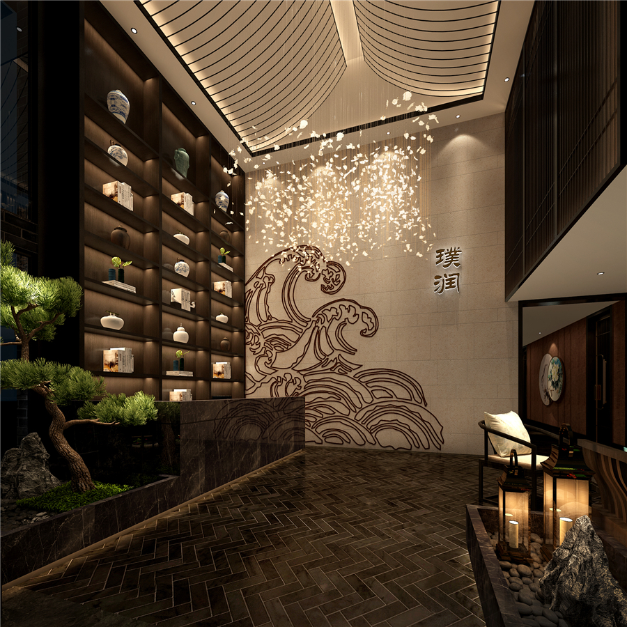 700平米足浴會(huì)所設(shè)計(jì)裝修效果圖