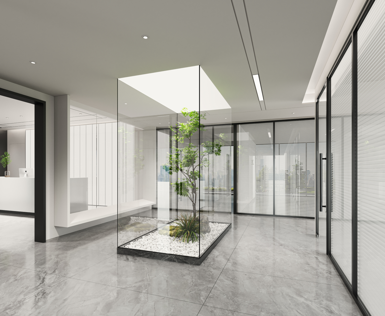 325平米辦公室設(shè)計裝修效果圖