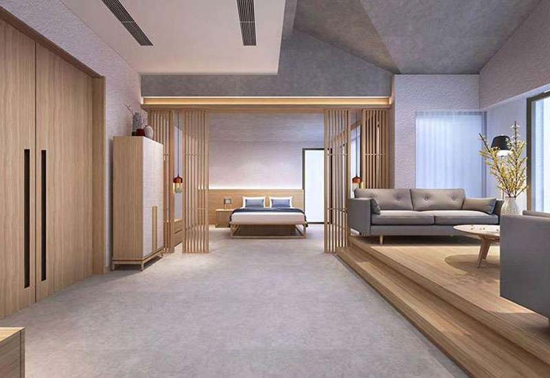 現(xiàn)代簡約民宿酒店裝修設計效果圖