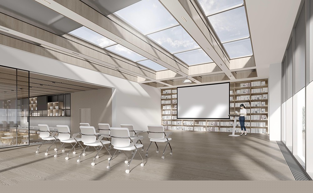 2100平米新鄭企業辦公樓設計效果圖