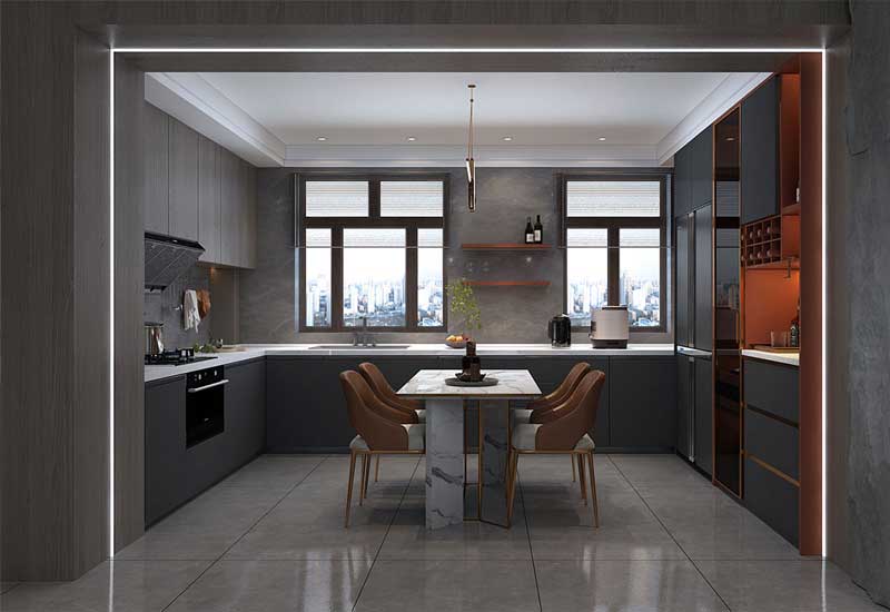 鄭州家裝設計：廚房動線混亂？3招優(yōu)化"黃金三角"操作區(qū)