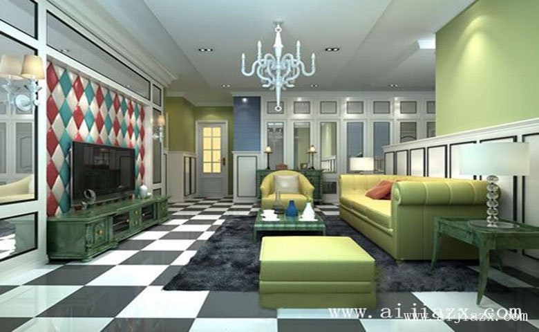 創(chuàng)意現(xiàn)代風(fēng)格個性時(shí)尚一居室裝修效果圖